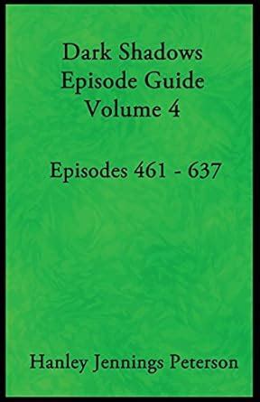 Buy Dark Shadows Episode Guide (Ds Guides) Book Online at Low Prices in ...