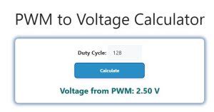 Image result for PWM Frequency Calculator