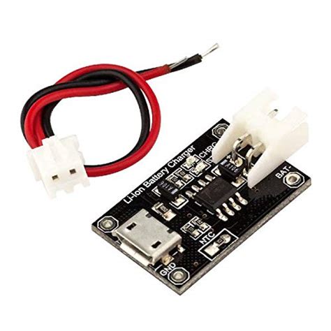 Buy TP4056 MicroUSB 18650 Li-Ion Battery Charger Module 1A With Power ...