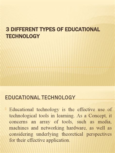 Types of Educational Technology 的图像结果