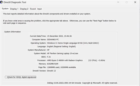 Image result for DirectX Version Check