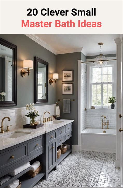 20 clever small master bath ideas – Artofit