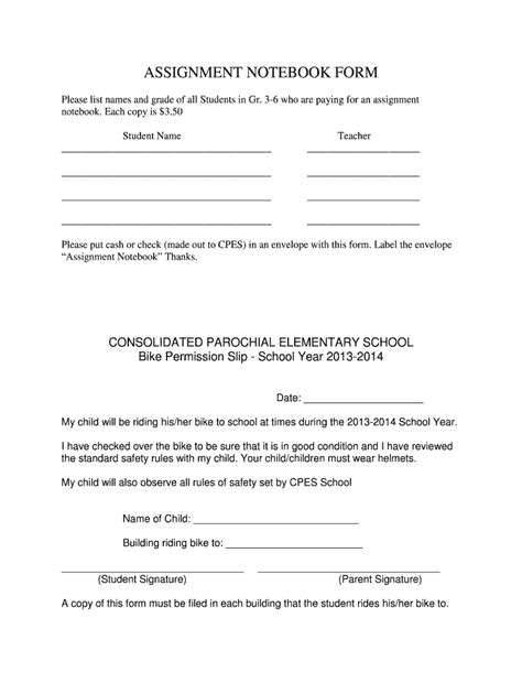Fillable Online ASSIGNMENT NOTEBOOK FORM Fax Email Print - pdfFiller