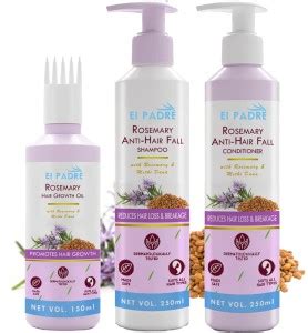 EI PADRE Rosemary Anti Hair Fall Shampoo (250ml) & Conditioner (250ml ...