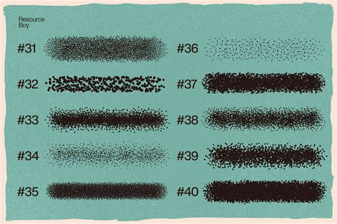 100 Free Stipple Shading Photoshop Brushes | Resource Boy