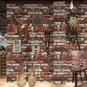 Dakshya Industries Self Adhesive 3D Wallpaper Waterproof for Home Decor ...