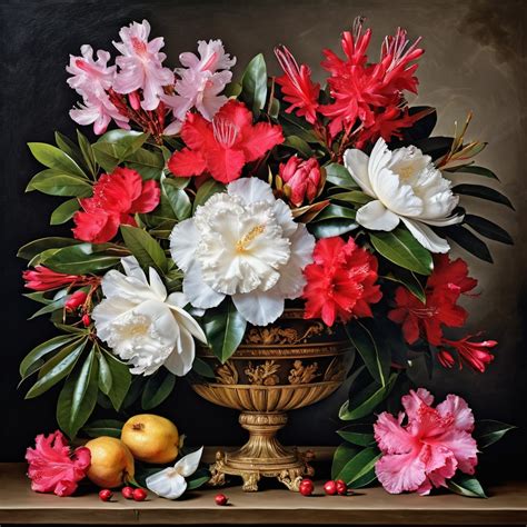 Flower Bouquet in Baroque Still Life | Stable Diffusion Online