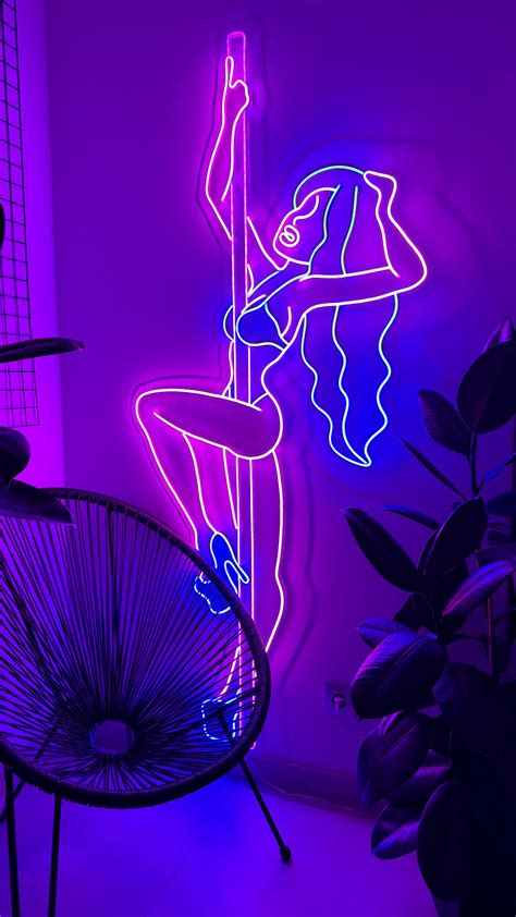 Dancer Neon Sign | Pole Dancing Led Light Sign | Dance Studio ...