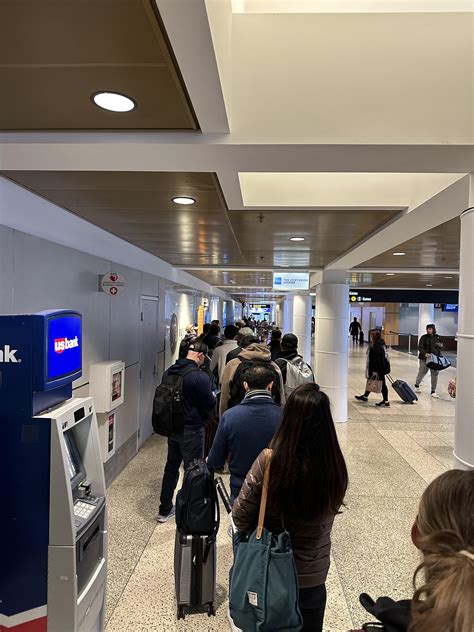 Ready for the new lounge access rules to take affect - line to get into ...