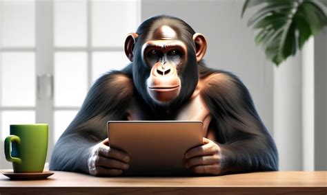 Image result for Monkey Using Computer