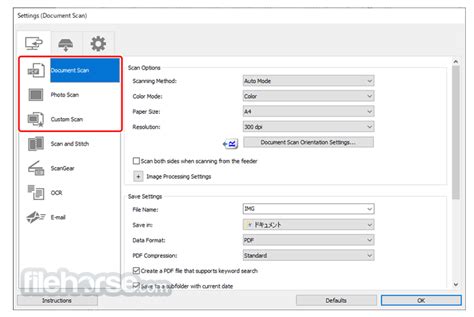 Canon MF Scan Tutorial 的图像结果