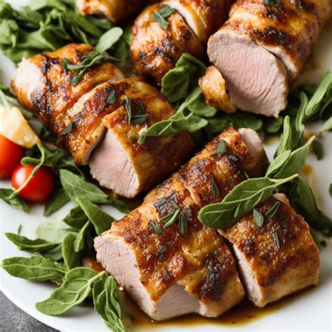 Prosciutto-Wrapped Pork Tenderloin with Crispy Sage Recipe | Recipes.net