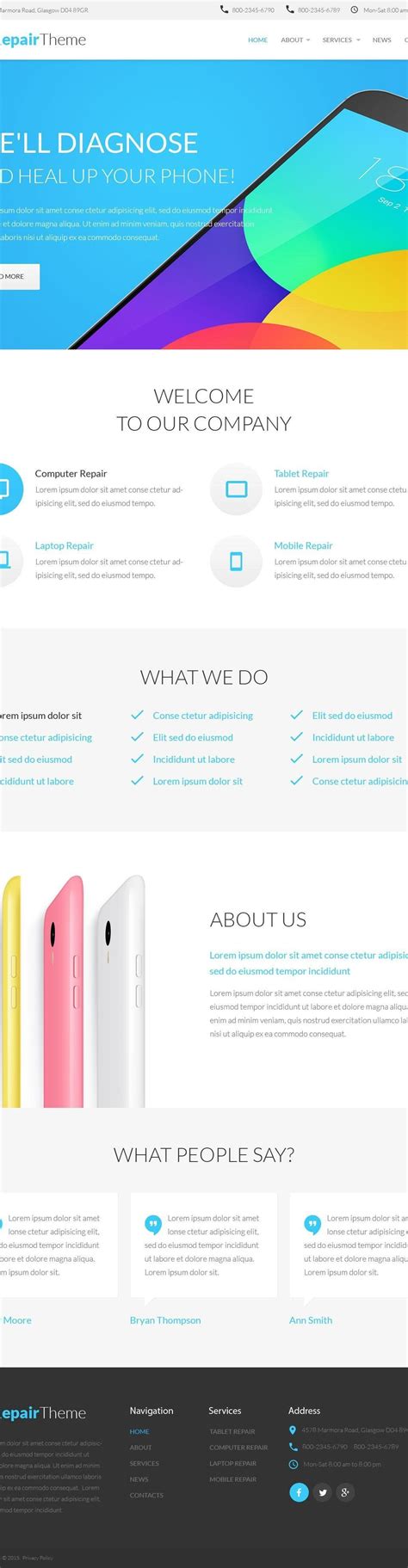 Computer Repair Website Examples 的图像结果