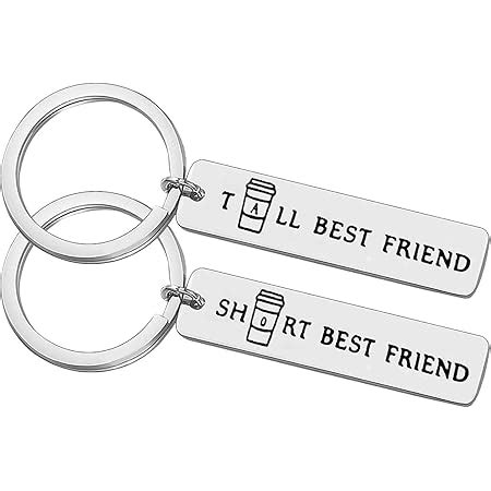 Best Friends Matching Keychain Friendship Jewelry Gifts Best Friend ...
