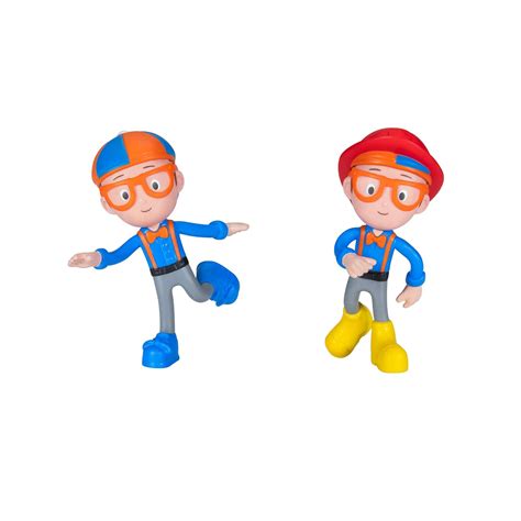 Blippi Bendable Toy Figures - Includes Two 5" Bendable Characters ...