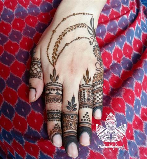 90 Front and Back Hand Mehndi Designs For Bridal Perfection