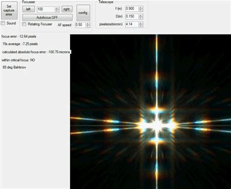 Bahtinov Grabber Software 的图像结果