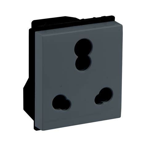 Crabtree Murano 6 A/16A Combine socket Grey | mykit | Buy online | Buy ...