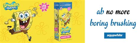Buy aquawhite® SpongeBob SquarePants Toothpaste for Kids, Fluoride Free ...