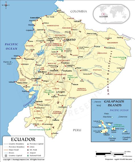 Ecuador Map