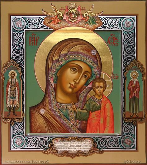 Икона Казанской Богоматери - Православные рукописные иконы в Санкт ...