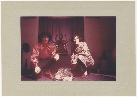 Kenneth Anger with Leslie Huggins on set of Lucifer Rising | Kenneth Anger