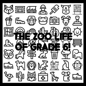 THE ZOO LIFE OF GRADE 6! Zoo Bulletin Board Activity 3x3 feet Zoo ...