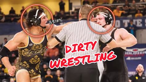 DIRTY NCAA WRESTLING MOMENTS (2024) - YouTube