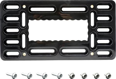 Amazon.com: BEYEE License Plate Bracket,Front/Back License Plate Mounting Bracket, Universal ...