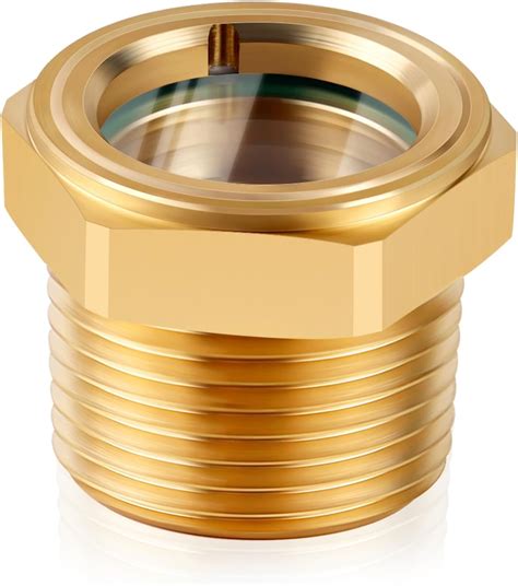 Boltigen Compressor Oil Sight Glass, 1/2 NPT Male Hex Head India | Ubuy