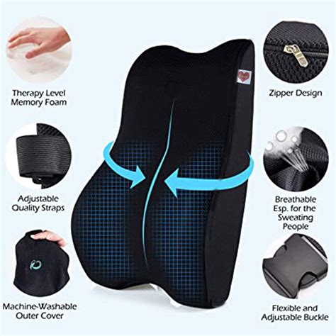 Coozly Orthopedic Full Lumbar Support | High Density Supportive Memory