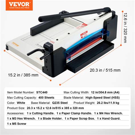 Image result for Vevorbrand Paper Cutter 12-Inch