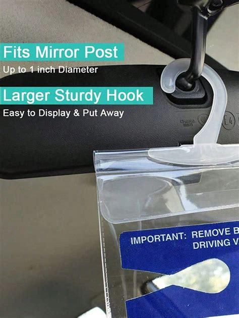 Disabled Sign Hook Bag, PVC Transparent Handicapped Card Parking ...