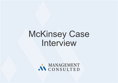 McKinsey Case Interview Example 的图像结果