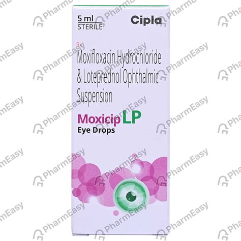 Moxicip Lp Bottle Of 5ml Eye Drops: Uses, Side Effects, Price & Dosage | PharmEasy