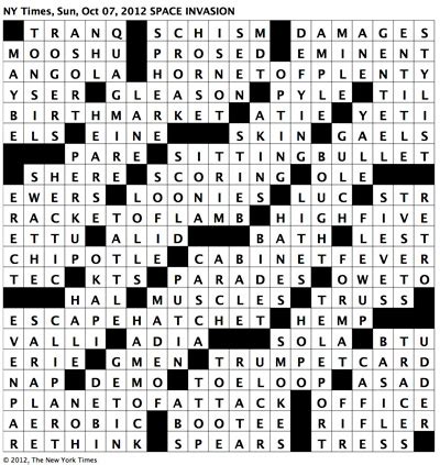 Rex Parker Does the NYT Crossword Puzzle: Old AMC Car / SUN 10-7--12 ...