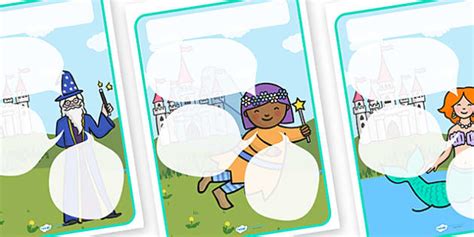 Fantasy Themed Target Posters Speech Bubbles (teacher made)