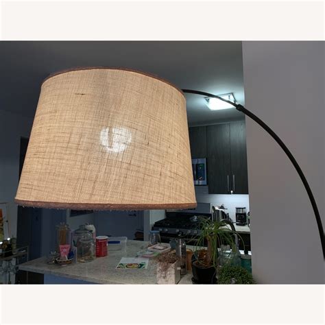 World Market Loden Arc Floor Lamp Base - AptDeco