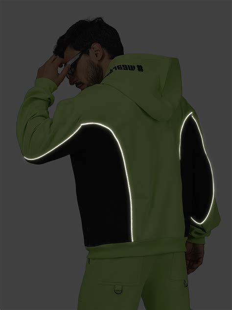 ART Reflector Hoodie ( Neon Green)
