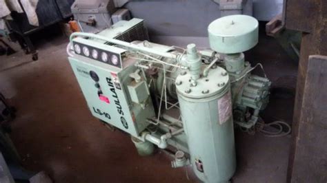 30 HP Air compressor, screw-type, heavy-duty, Sullair LS10-30H. LOW ...