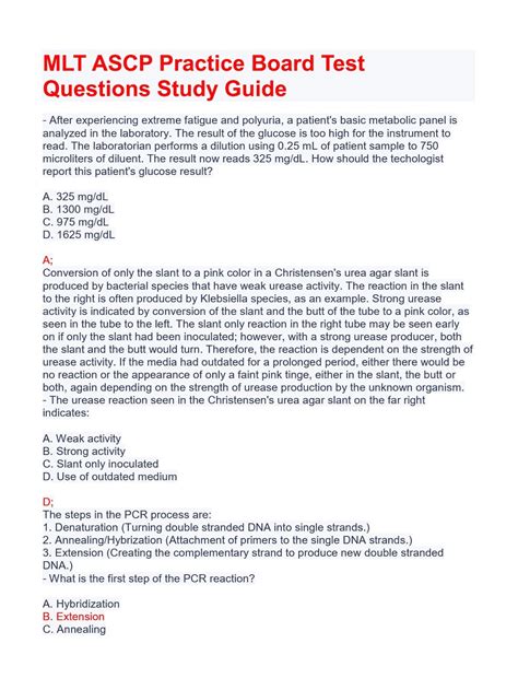ASCP Exam Study Guide 的图像结果