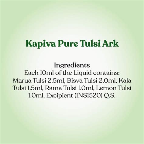 Kapiva Pure Tulsi Ark Drops, 30 ml Price, Uses, Side Effects ...