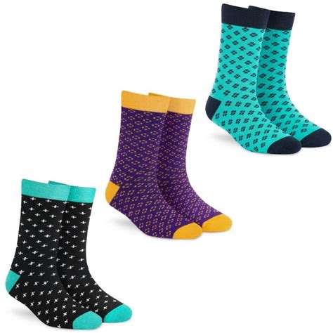 Buy Dynamocks Men & Women Crew Length Socks, Pack Of 3 Pairs - Multi ...