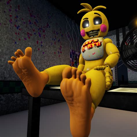 Toy Chica feet 1 by Spensor9248 on DeviantArt