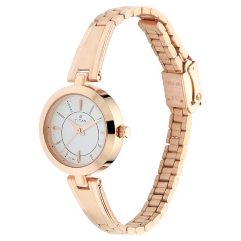 Buy Online Titan Quartz Analog Silver Dial Metal Strap Watch for Women ...