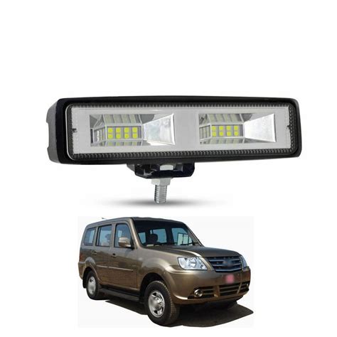 PRIKNIK Led Bar/Fog Light/Work Light Bar White Color 16 LED 32 Watt 6 ...