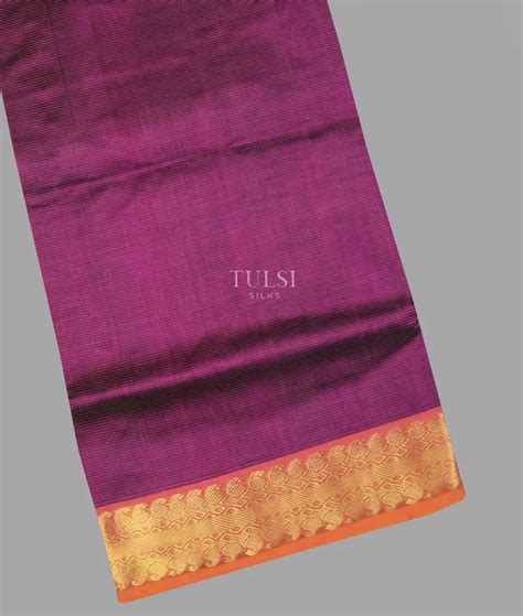 Buy Purple Silk Cotton Saree T633207