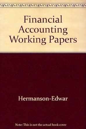 Buy Financial Accounting Working Papers Book Online at Low Prices in ...