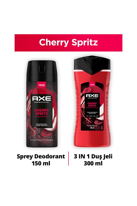 Axe Premium Collection Duş Jeli Cherry Spritz 300 ml + Cherry Spritz ...