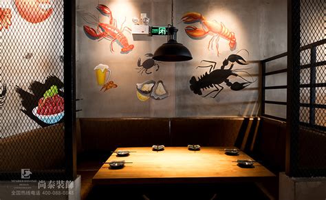 广州120平的小吃餐厅装修-雅美世界